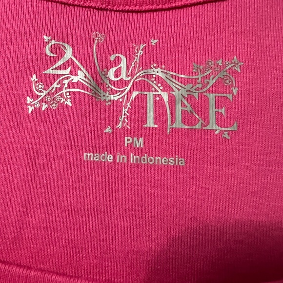Hot Pink Tank Top by 2 a Tee Sz PM - Picture 2 of 9